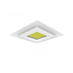 100W Premium Canopy Lights with 140 Lm/W & Dimmable Lifud Driver, Size 325x325mm, IP65 & IK08, Includes Recessed Mounting Kit & Surface Bracket installation, 5700K, 5 Years warranty
