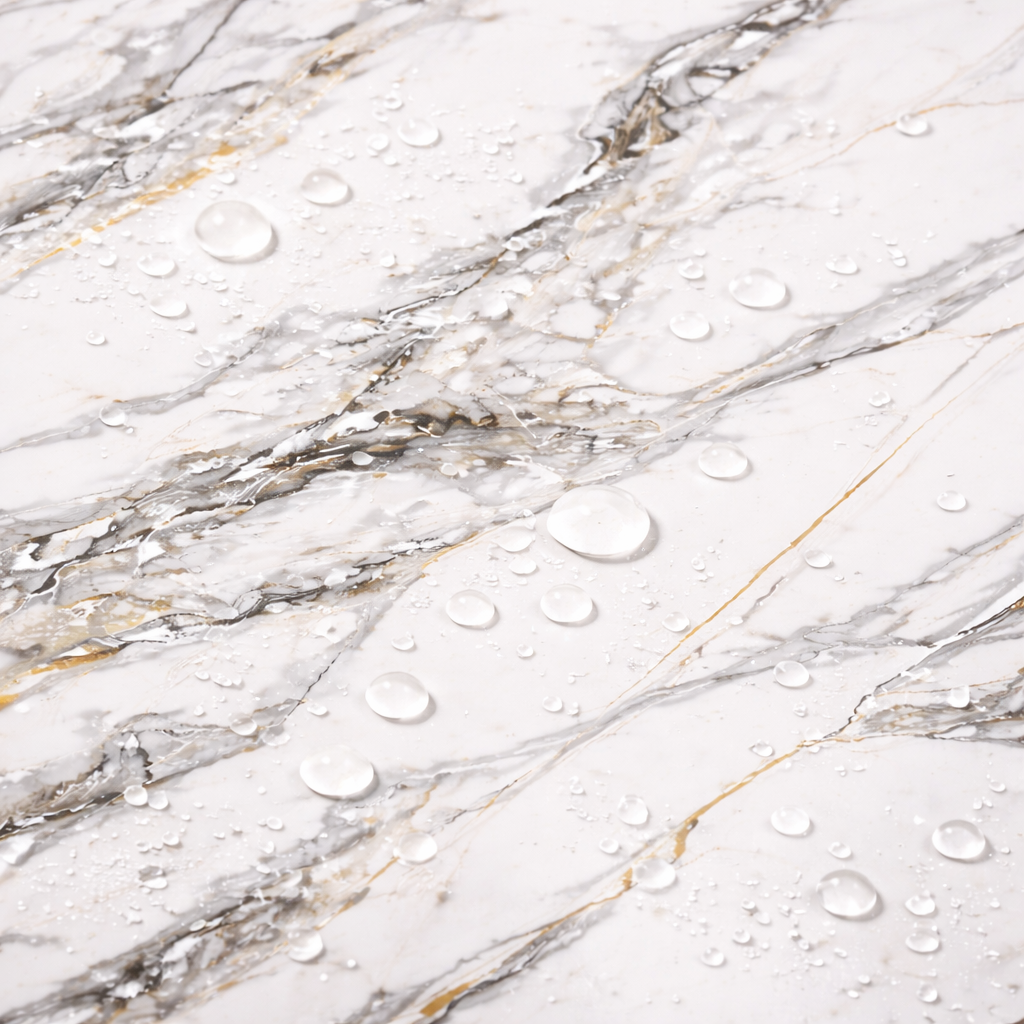 Britwall High Gloss Marble SPC Wall Panels 1220×2440 Seamless 3-Panel Continuity Pack of 3 – Premium High–Gloss Marble