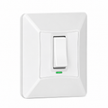 1 Gang Self-Powered Wireless Grid Switch with Backplate – White Finish (Eco Series)