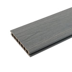 Britwall 3D Embossed Composite Decking Light Grey 4000 x 148 x 21 mm Slip Resistant Outdoor Deck Board