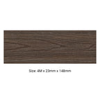 Britwall 3D Embossed Composite Decking Dark Coffee 4000 x 148 x 21 mm Slip Resistant Outdoor Deck Board