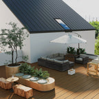 Britwall 3D Embossed Composite Decking Teak B 4000 x 148 x 21 mm Slip Resistant Outdoor Deck Board