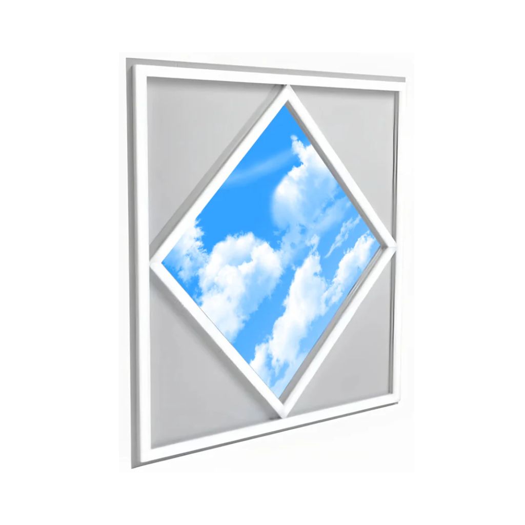 60x60cm Diamond Sky & Cloud Ceiling LED Panel Light - 70W, Cool White | Pack of 4 - 6500K