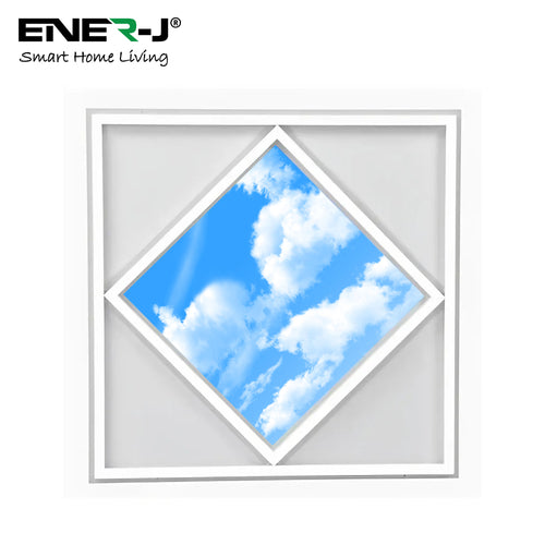 60x60cm Diamond Sky & Cloud Ceiling LED Panel Light - 70W, Cool White | Pack of 2 - 6500K