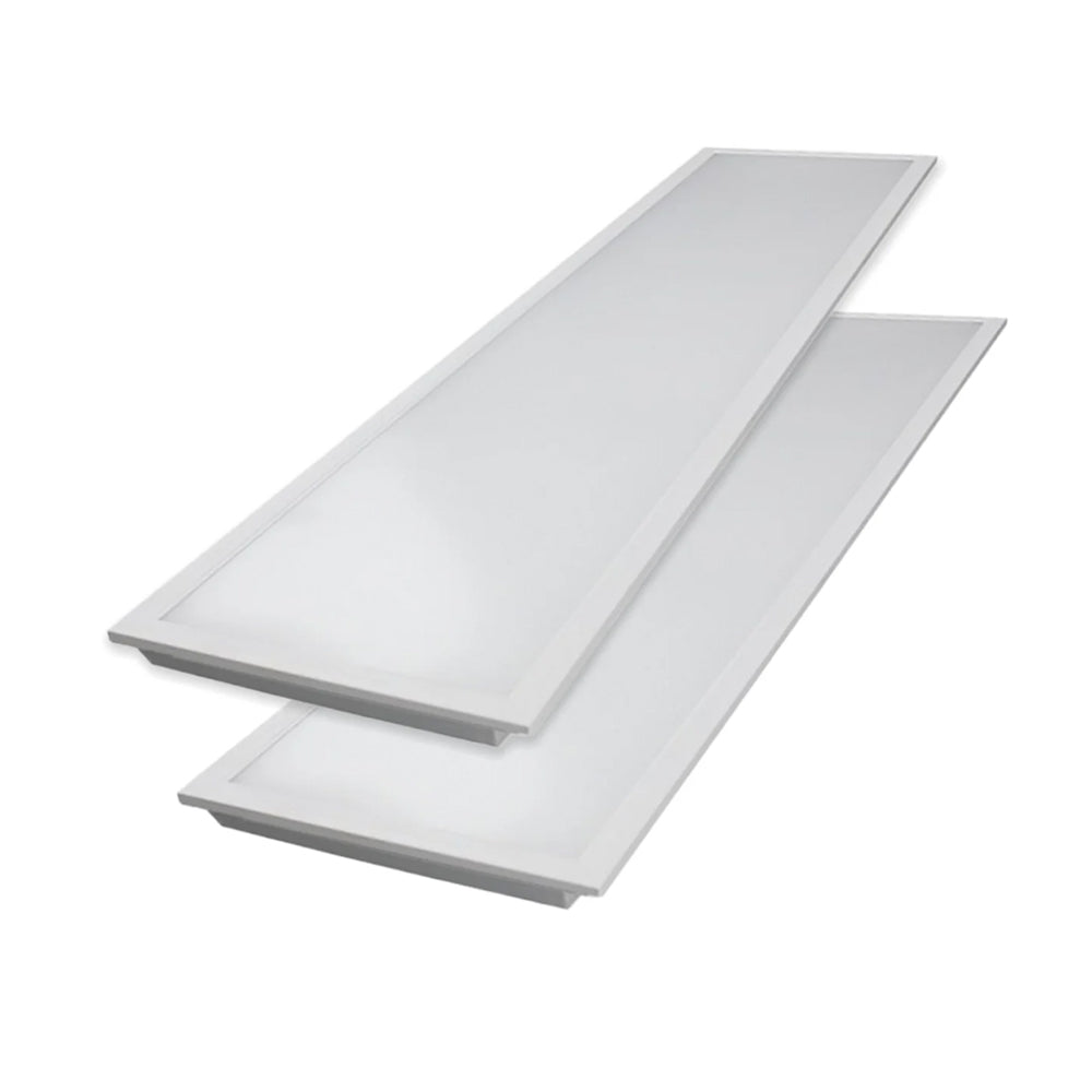 40W LED Backlit Panel Ceiling Lights 1200x300 MM 6500K, Day White, 120x30 cm Rectangular Light for Indoor Lighting | Pack of 2