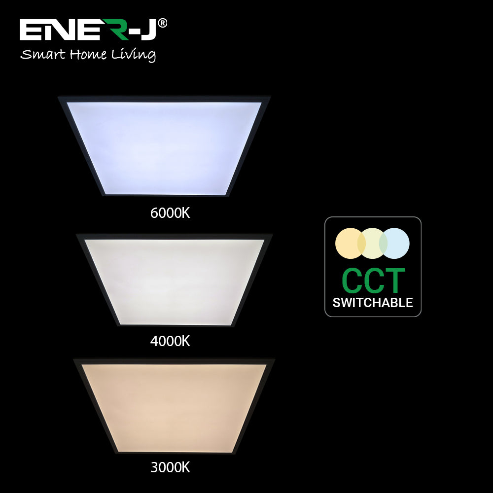 60x60 Slim Backlit LED Panel with CCT switch, Flicker Free Driver (2pc Pack)