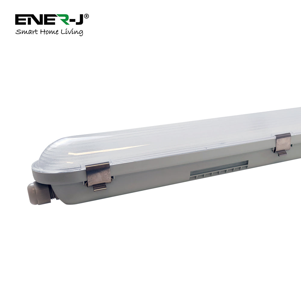 Power Selectable & CCT Selectable Non Corrosive Waterproof LED Fitting, 1.5m, 50W, 120 Lumens per Watt | Single pack