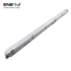 Power Selectable & CCT Selectable Non Corrosive Waterproof LED Fitting, 1.5m, 50W, 120 Lumens per Watt | Single pack