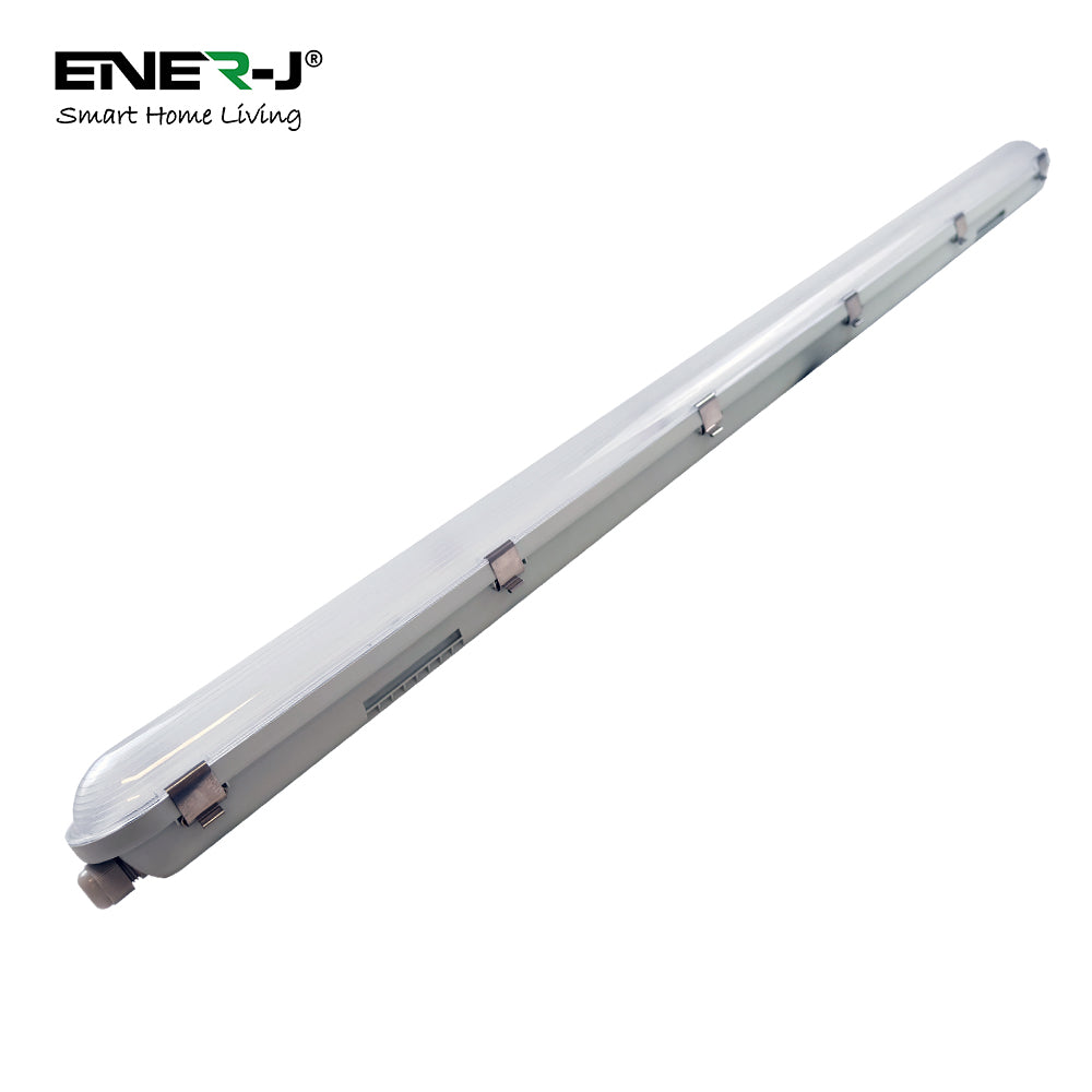 Power Selectable & CCT Selectable Non Corrosive Waterproof LED Fitting, 1.5m, 50W, 120 Lumens per Watt | Single pack