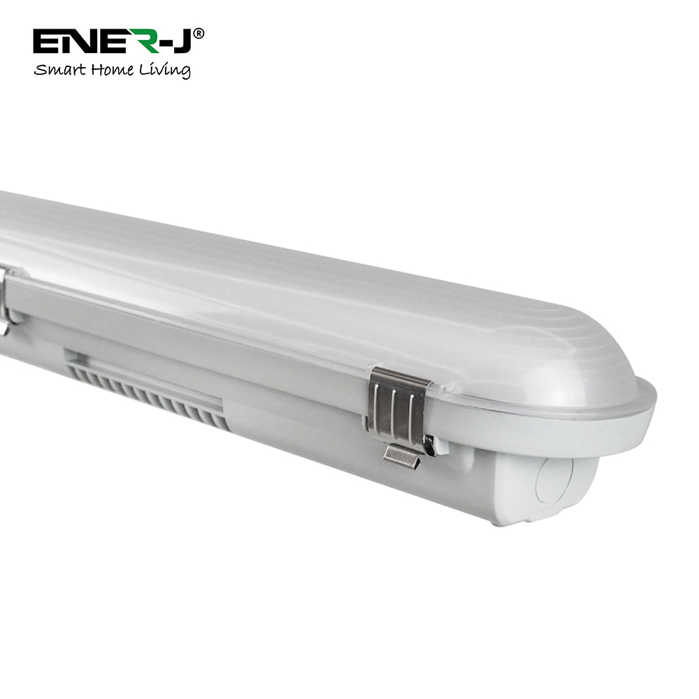 Power Selectable & CCT Selectable Non Corrosive Waterproof LED Fitting, 1.5m, 50W, 120 Lumens per Watt