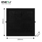 50W LED Floodlight Outdoor with Solar Panel, IP65 Waterproof, 1100 Lumens, Wall Light Work Lighting for Garage, Garden, Warehouse etc