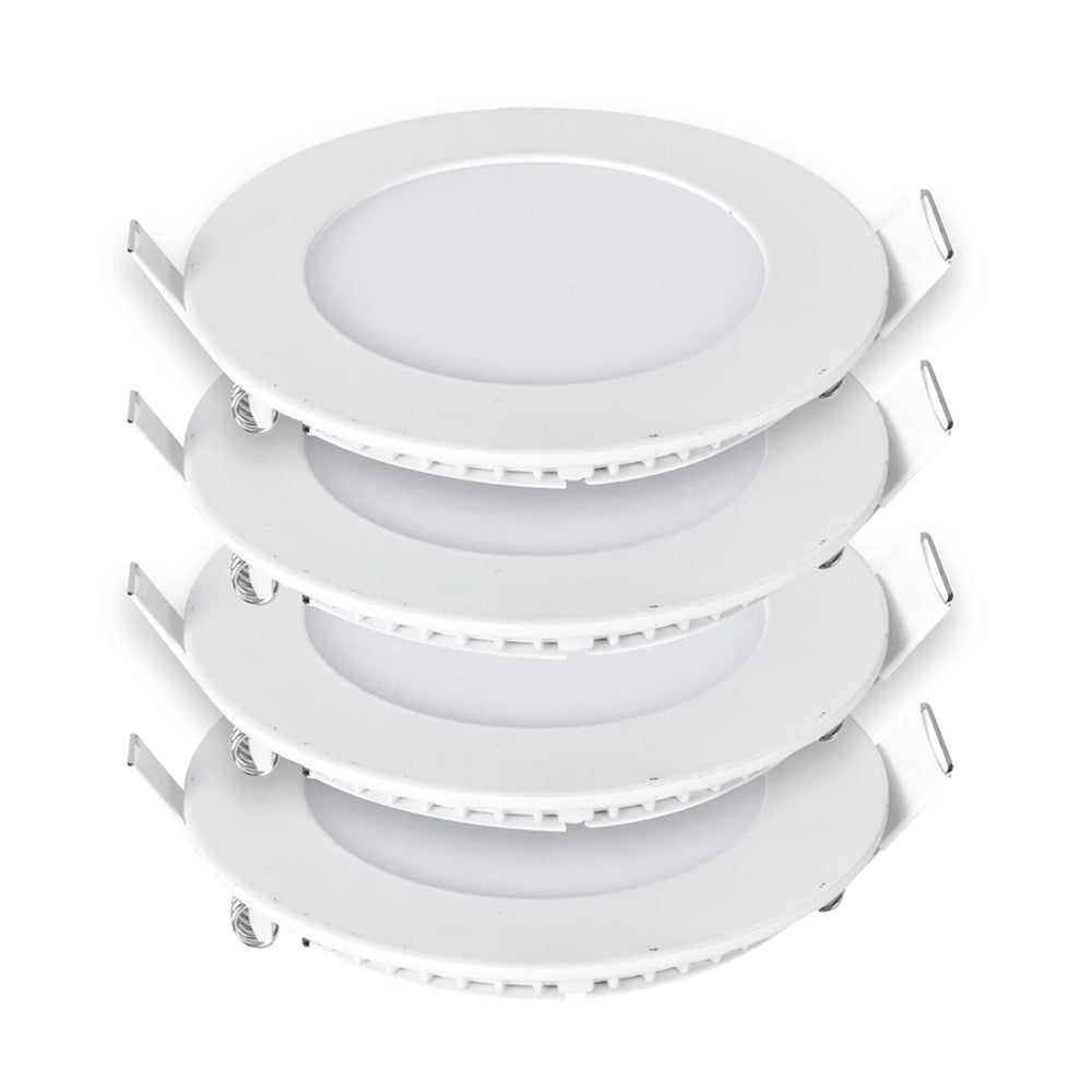 3W Recessed Round LED Mini Panel Downlight, 85mm Diameter, 70mm Hole Size, 3000K, 2 Years Warranty | Single pack
