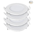 3W Recessed Round LED Mini Panel 85mm Diameter CCT Switchable (Pack of 4)