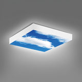 40W SKY LED Ceiling 60x60cms Panels with 3D Effect & Foldable Screwless Mounting Frame Kit