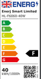 600x600mm LED Panel Light with PD Design - 40W, Cool White (6500K), Frame Border Edge Lights(Pack of 6)
