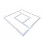 60x60cm LED Panel Light with PD Design - 40W, Cool White, Frame Border Edge Lights | Pack of 6 - 6500K