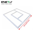 600x600mm LED Panel Light with PD Design - 40W, Cool White (6500K), Frame Border Edge Lights(Pack of 2)