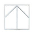 60x60cm LED Frame Panel Light with Blue Arrow Design, 40W, Cool White | Pack of 6 - 6500K