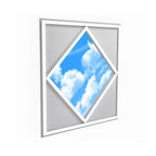 60x60cm Diamond Sky & Cloud Ceiling LED Panel Light - 70W, Cool White | Pack of 6 - 6500K