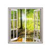 120x60cm Landscape Window Panel set (2 pcs), 2 x 60W, With Wall mounting kit, Lush Green Trees