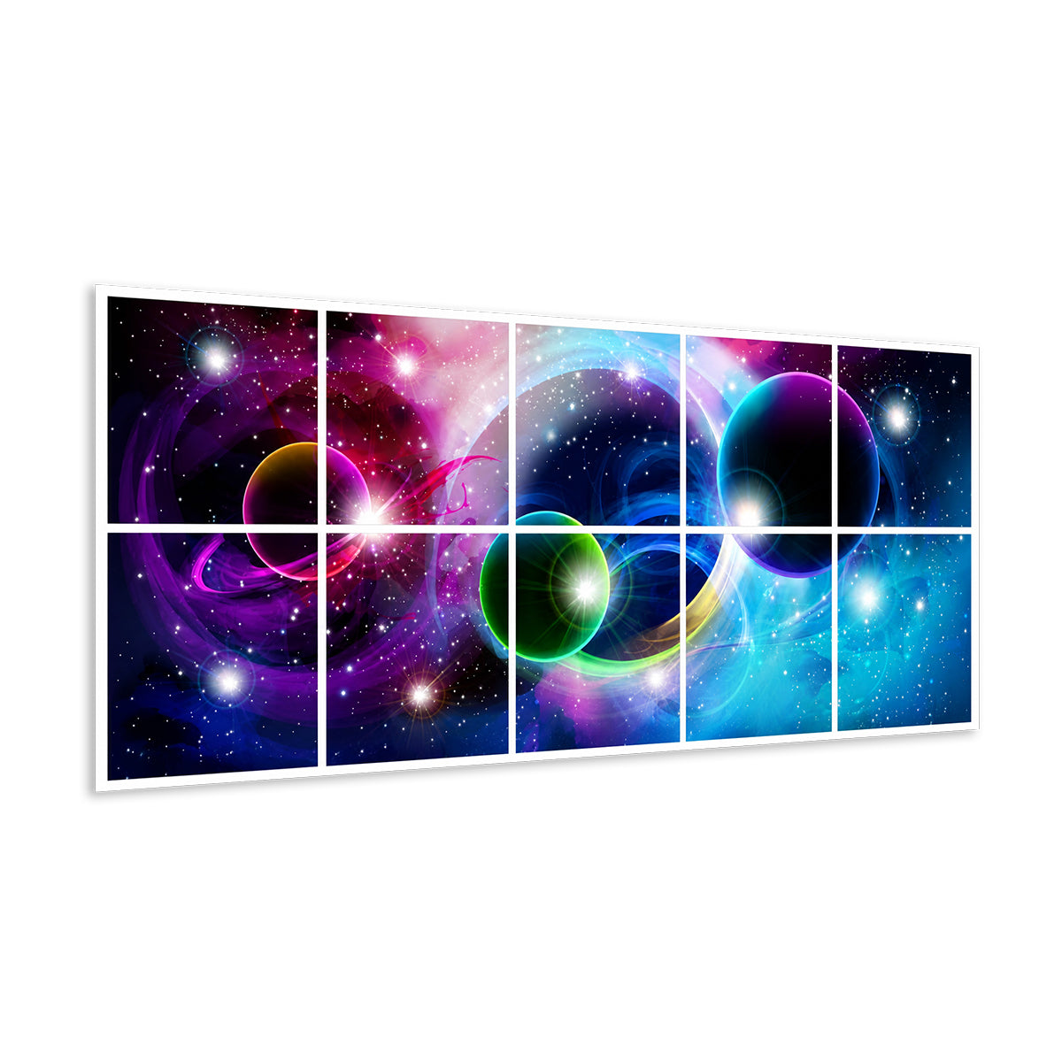 Cosmic Planet Sky LED Panel Set 10 Pack 60 x 60cm 40W LED Panels