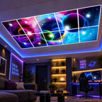 Cosmic Planet Sky LED Panel Set 10 Pack 60 x 60cm 40W LED Panels