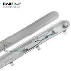 Non Corrosive Waterproof Fitting, 1.5M 50W, 120 Lumens/W, CCT switchable with 4W Emergency | Single pack