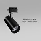 Ener-J 30W CCT Switchable LED Track Light Black Housing