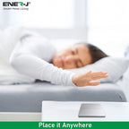 2 Gang Wireless Kinetic Switch, (Silver Finish) + 2 x  500W RF Receiver