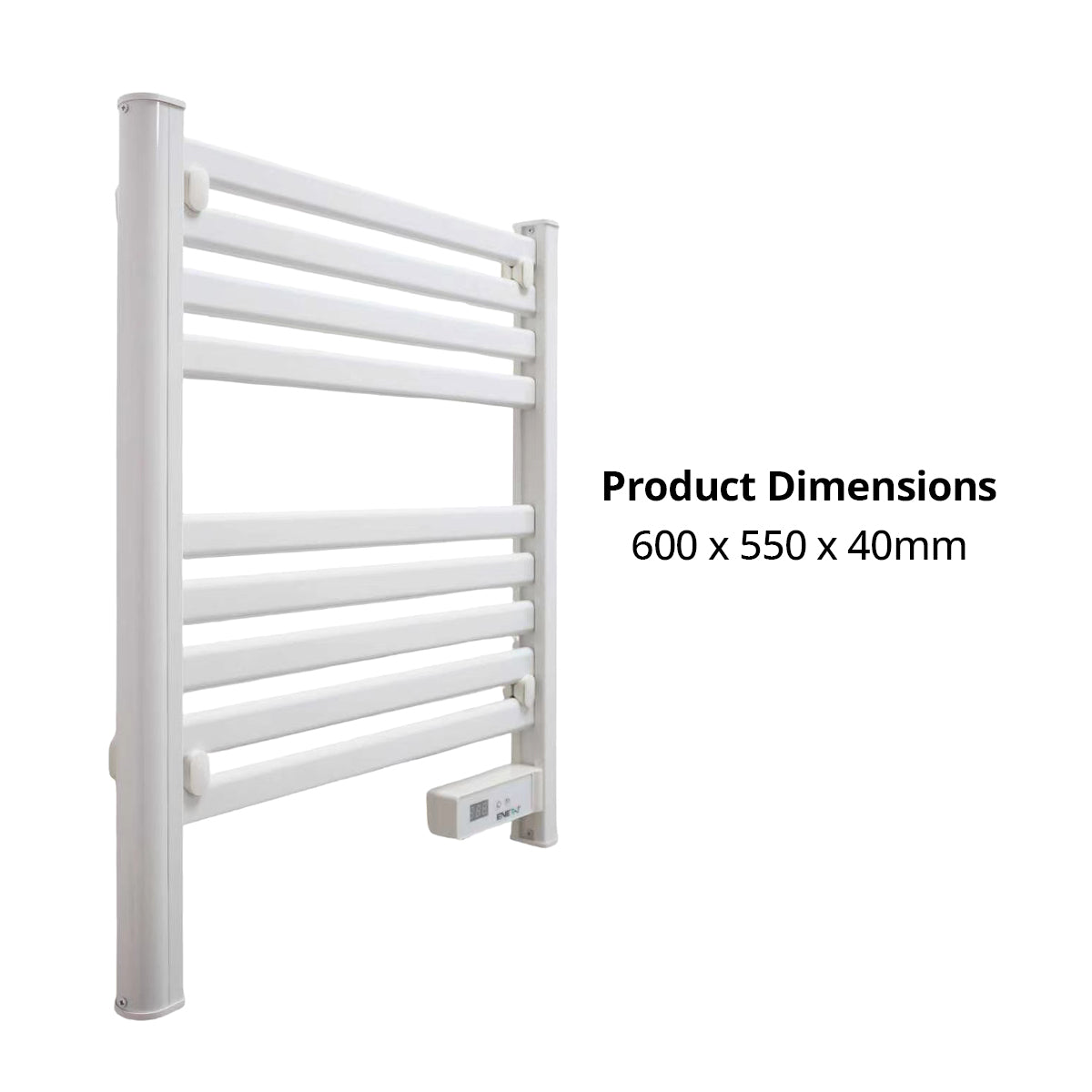 Ener-J 200W Infrared Towel Heater White Housing