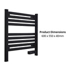 Ener-J 200W Infrared Towel Heater Black Housing