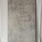 Britwall Concrete Brick Tile PVC Shower Panel Matt Finish – Matt Finish Light Grey