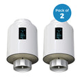 Ener-J Smart WiFi Radiator Thermostat – Digital TRV for Multi-Room Heating Control, Alexa & Google Home Compatible | Pack of 2