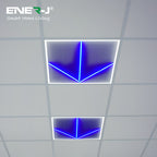 60x60cm LED Frame Panel Light with Blue Arrow Design - 40W, Cool White | Pack of 4 - 6500K