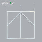 60x60cm LED Frame Panel Light with Blue Arrow Design, 40W, Cool White | Pack of 2 - 6500K