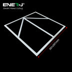 60x60cm LED Frame Panel Light with Blue Arrow Design, 40W, Cool White | Pack of 2 - 6500K