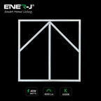 60x60cm LED Frame Panel Light with Blue Arrow Design, 40W, Cool White | Pack of 2 - 6500K
