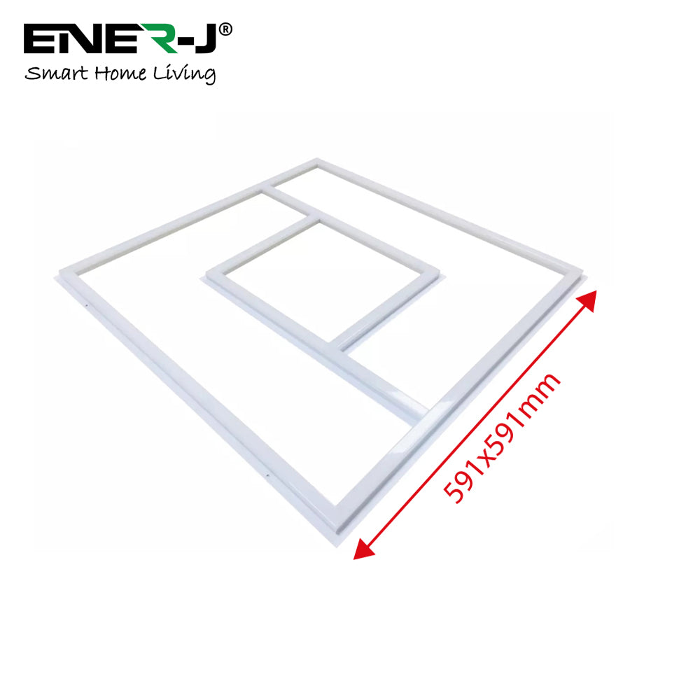 60x60cm LED Panel Light with PD Design - 40W, Cool White, Frame Border Edge Lights | Pack of 4 - 6500K