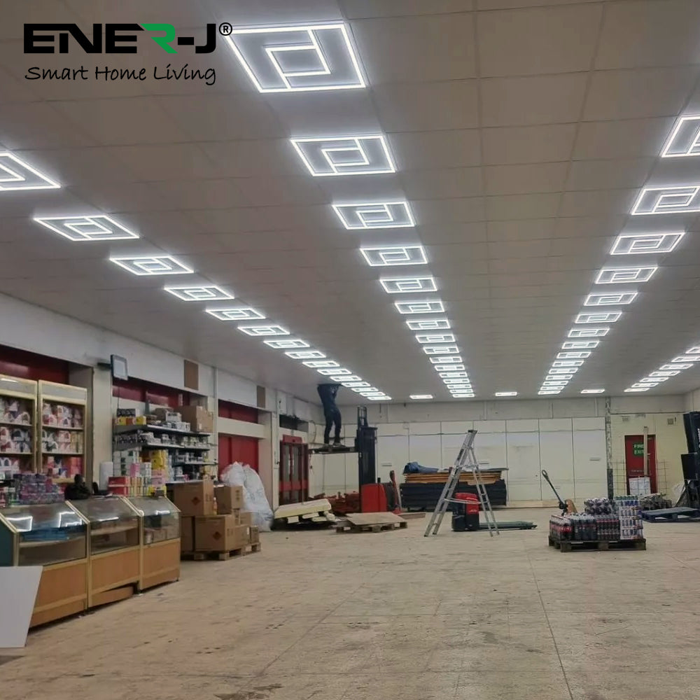 60x60cm LED Panel Light with PD Design - 40W, Cool White, Frame Border Edge Lights | Single pack - 6500K