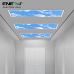 Ener-J 120x60cm LED Sky Cloud Backlit Panel, 60W 2D Design, 6000K Daylight, Pack of 2