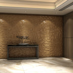 Artistic 3D Grid PU Leather Wall Panels - 60x60cms, 10mm Thickness Size 600 x 600 mm (Pack of 4)