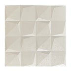 Luxury Angular 3D Grid PU Leather Wall Panels - 60x60cms, 10mm Thickness Size 600 x 600 mm (Pack of 4)
