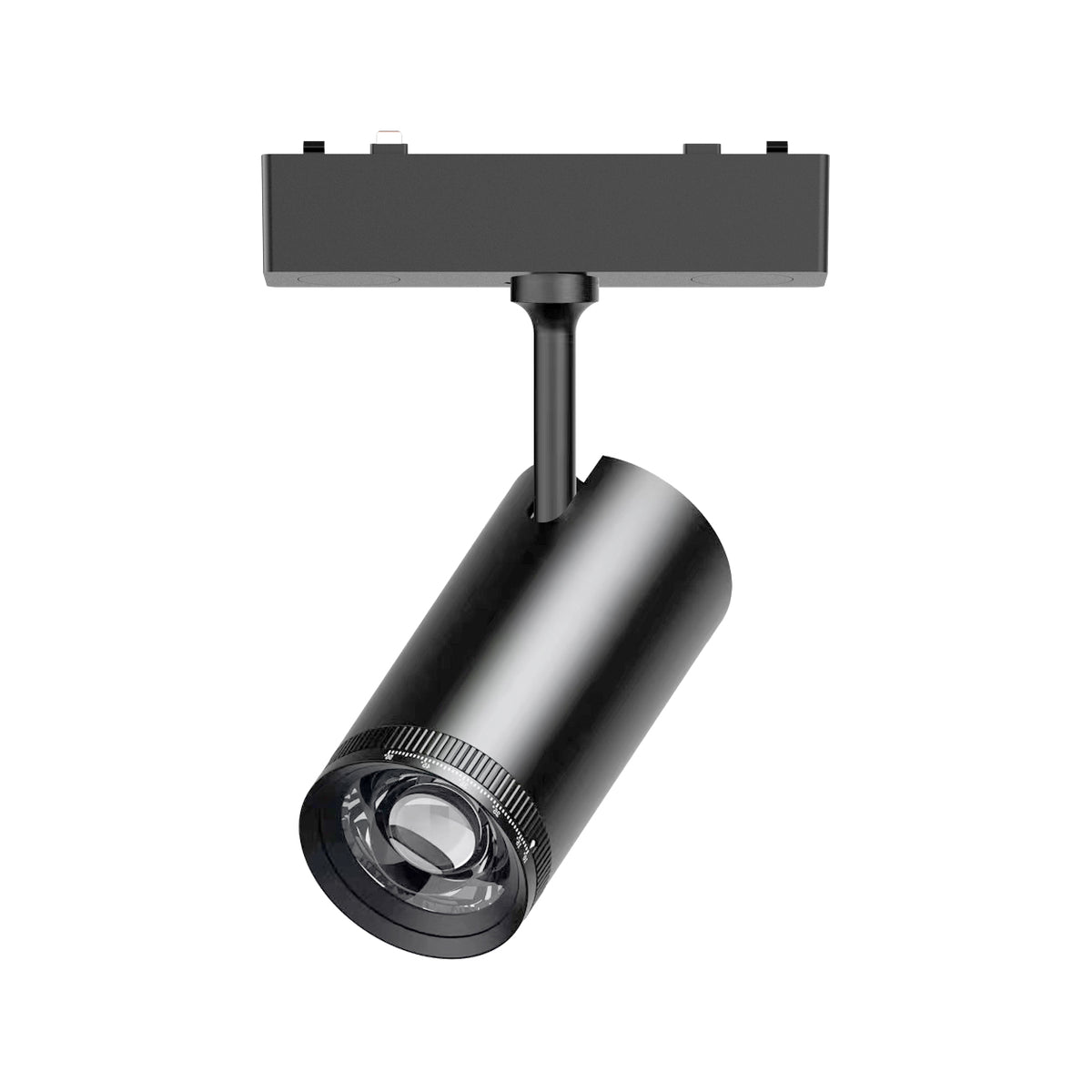 Ener-J MT26 Magnetic Zoom Spotlight 18W, Ø55mm, 15°–55° Adjustable Beam, 3CCT, 48V, Black