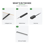 Ener-J MT26 Magnetic Track Lighting Starter Kit, 1m, 30W, 48V, Black