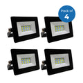 Pack of 4 Floodlight Led SMD Slim 10W 2 Yrs Warranty | Pack of 4 - 3000K