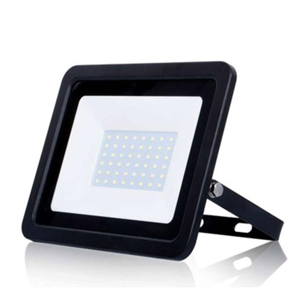 Floodlight Led SMD Slim 50W, 1 Meter EU Plug 2 Yrs Warranty | Pack of 2 - 3000K