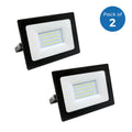 Floodlight Led SMD Slim 50W, 1 Meter EU Plug 2 Yrs Warranty | Pack of 2 - 3000K