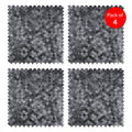 Reflective Scallop-Pattern Peel & Stick Aluminum Tile, Size: 295 x 300 x 4 mm (Pack of 4)