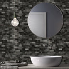 Urban Alloy Pattern Peel & Stick Aluminum Tile, Size:300 x 300 x 4 mm (Pack of 4)