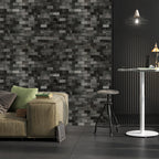 Urban Alloy Pattern Peel & Stick Aluminum Tile, Size:300 x 300 x 4 mm (Pack of 4)